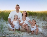 Falmouth family beach portrait